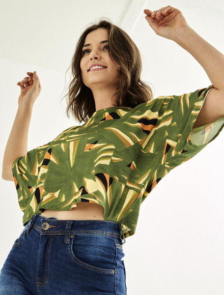 T- SHIRT CROPPED VICENZA AMPLA