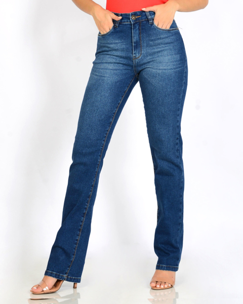 Calça Jeans Slim Básica com Leve Estonado