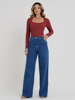 CALÇA JEANS WIDE LEG