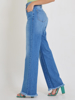 CALÇA JEANS WIDE LEG CLOCHARD