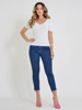 CALÇA JEANS CROPPED BARRA VIRADA